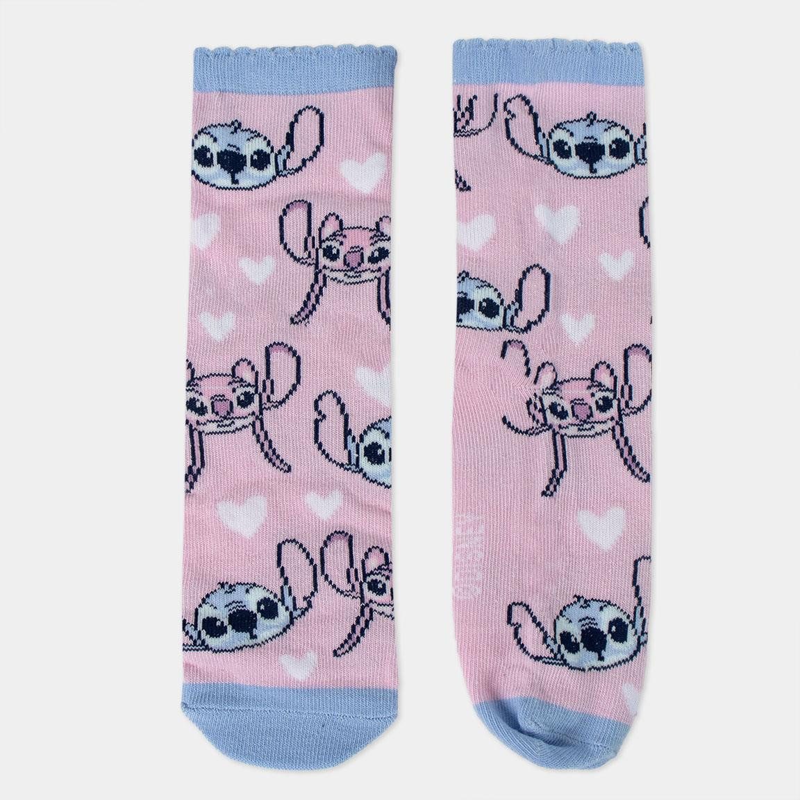 Lilo & Stitch Socken Stitch Mädchen Socken Strümpfe 4 Paar in Spardose – Bild 4 von 5