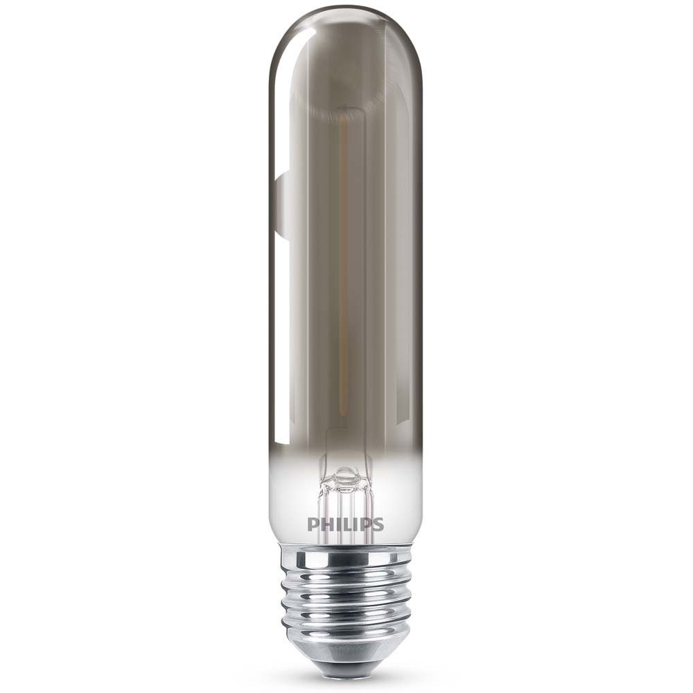 Lampe Lumen, grau, LED-Leuchtmittel T32, Röhre LED warmweiss 11W, nicht, ersetzt 136 E27 Philips warmweiß, n.v,