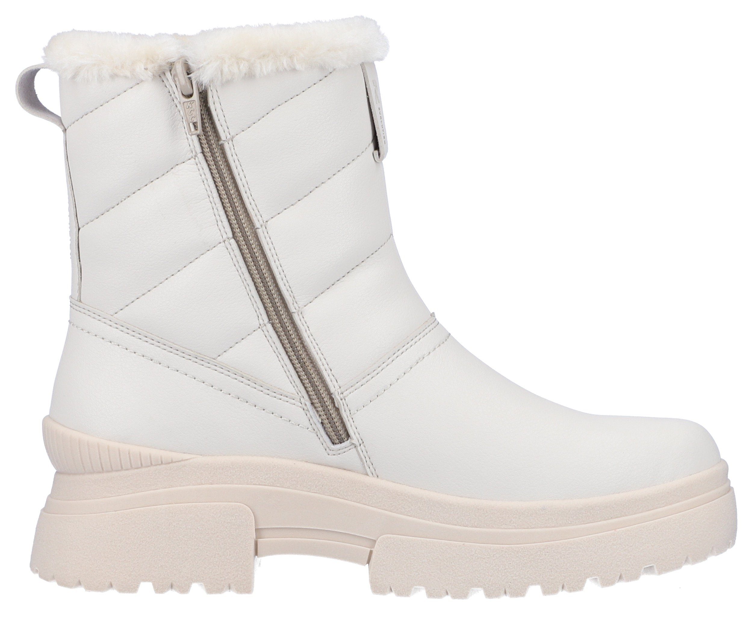 EVOLUTION mit Lammwollfutter Winterboots Rieker offwhite