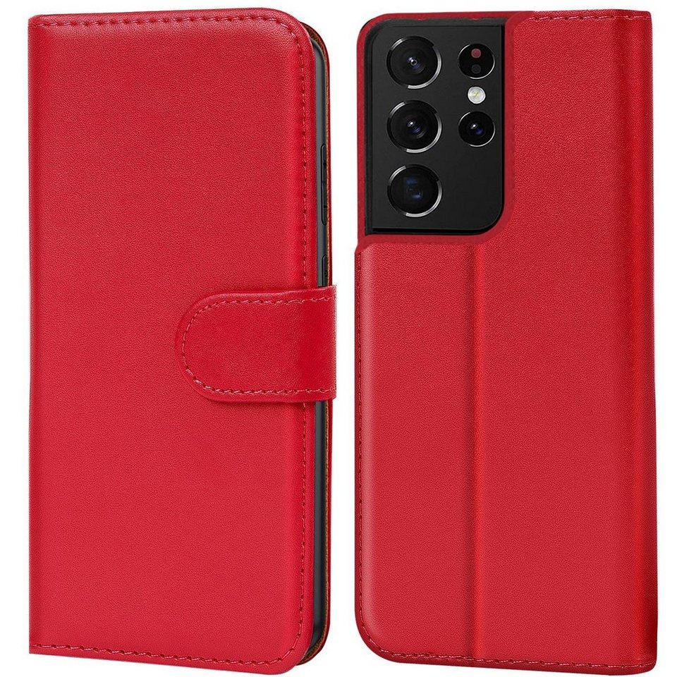 CoolGadget Handyhülle »Book Case Handy Tasche« für Samsung Galaxy S21 Ultra 6,8 Zoll, Hülle CoolGadget Handyhülle »Book Case Handy Tasche« für Samsung Galaxy S21 Ultra 6,8 Zoll, Hülle