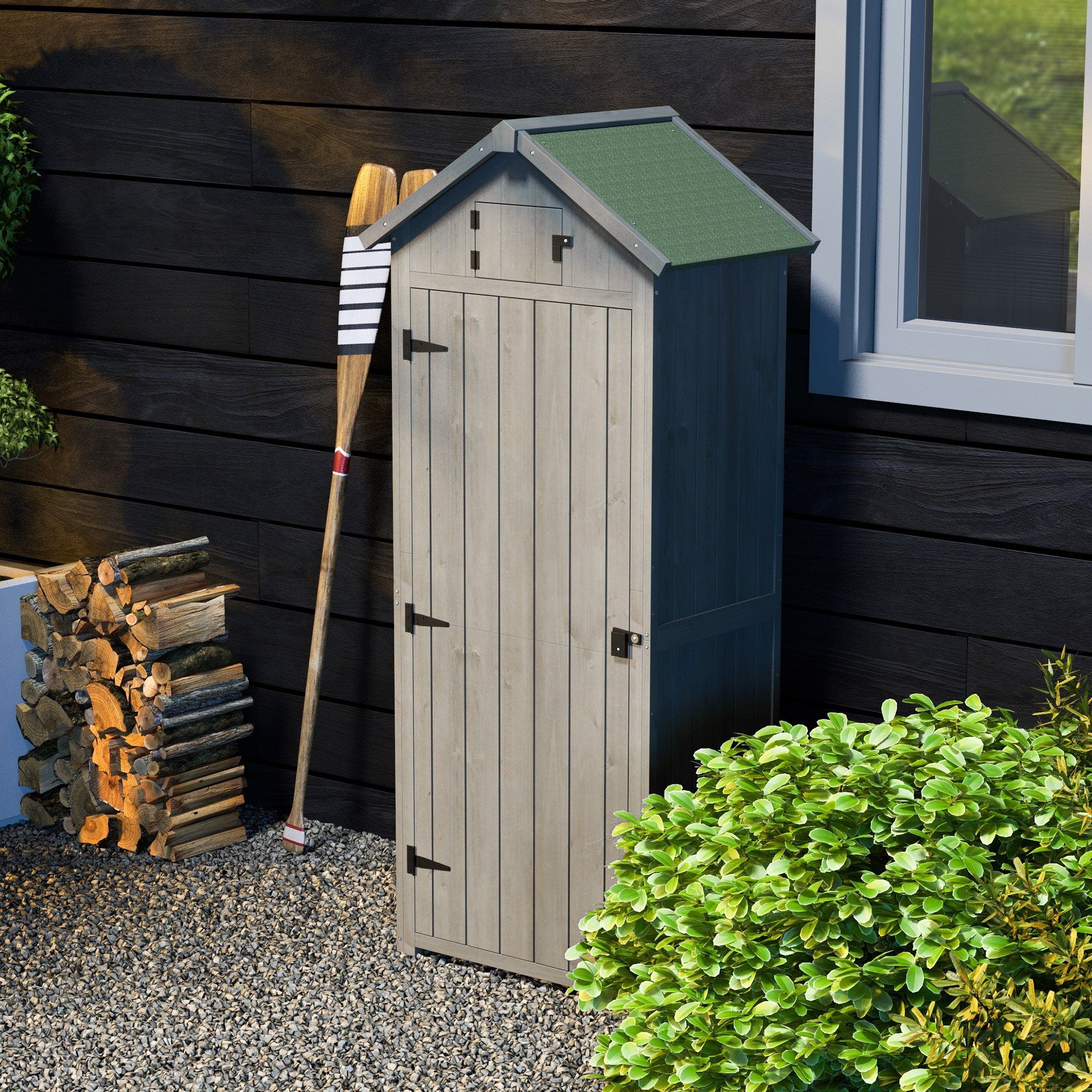 Outsunny Gerätehaus, BxT: 54.2x77 cm günstig online kaufen