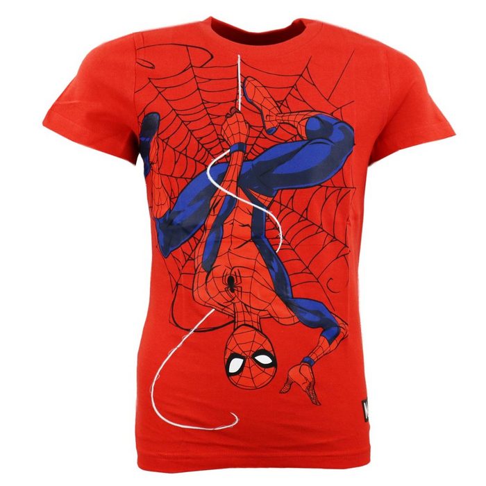 MARVEL Print-Shirt Marvel Spiderman T-Shirt Kurzarm Kinder Jungen Shirt Gr. 104 bis 134 100% Baumwolle