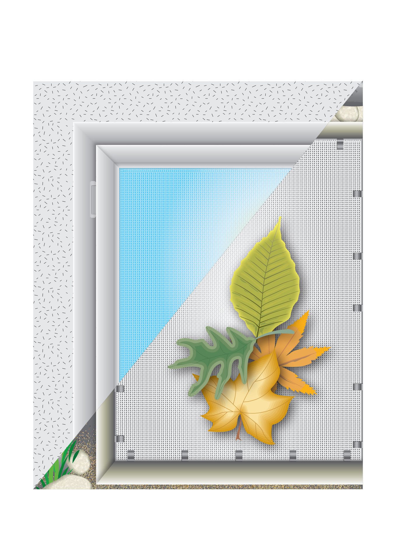 Windhager Fliegengitter-Gewebe aus hochwertigem Fiberglas, Insektenschutz-Rolle für Fenster und Türen, Ersatzrolle erhältlich in 1,0x30 m oder 1,4x30 m, UV-beständig, weiß