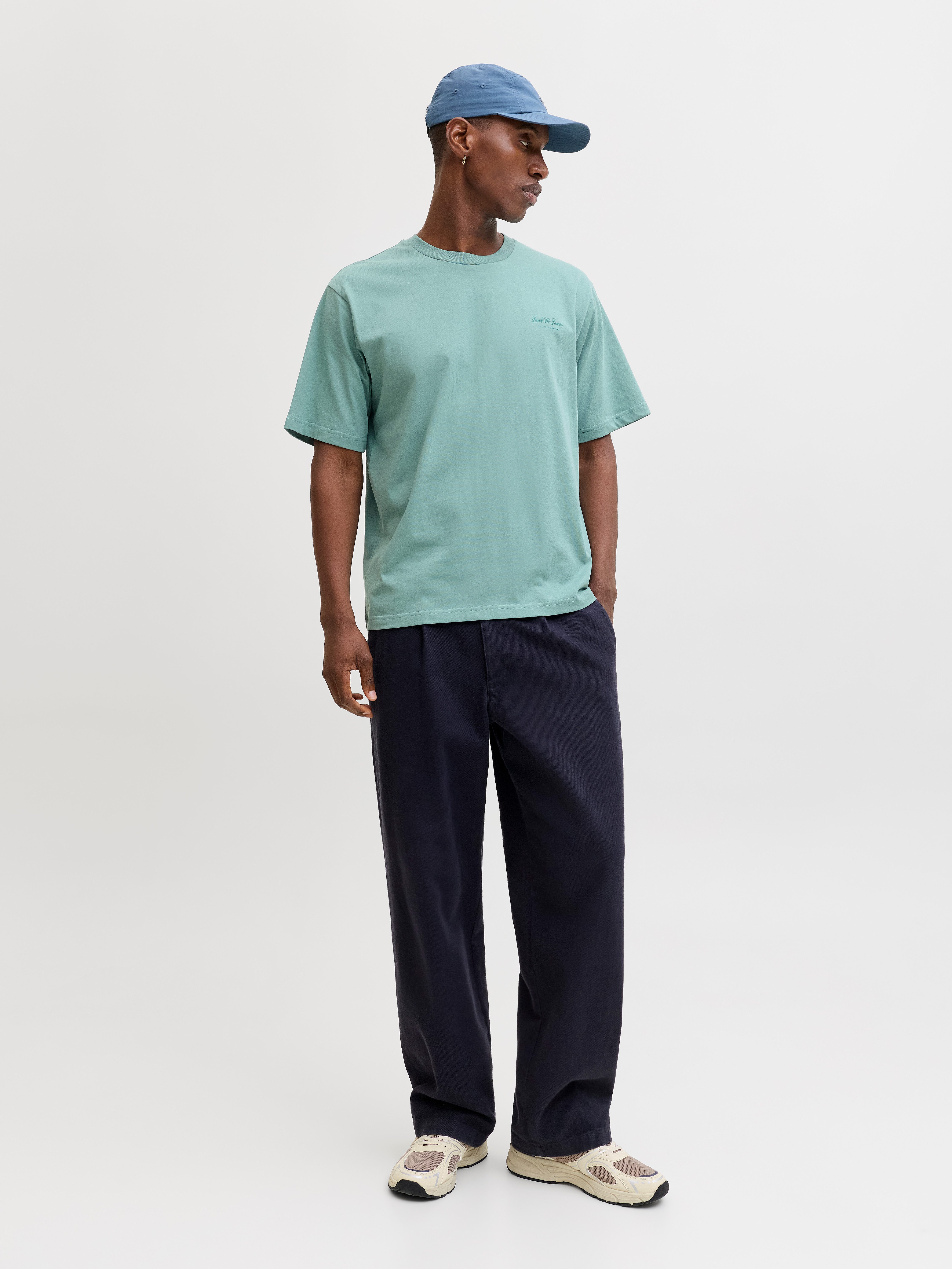 Jack & Jones Rundhalsshirt JJEARCHIVE GRAPHIC TEE SS O-NECK NOOS Baumwolle, relaxed fit – Bild 4 von 5