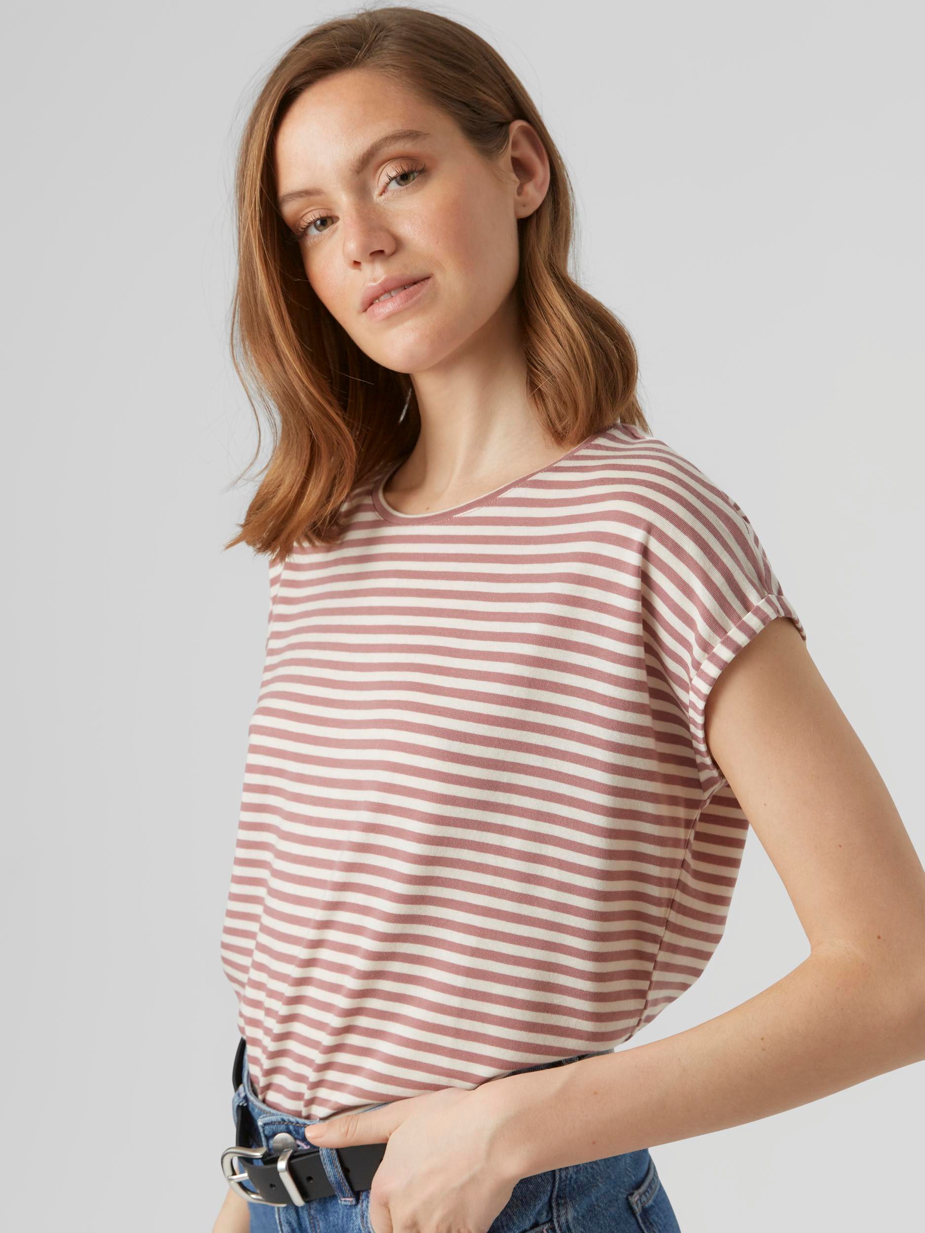 Vero Moda Rundhalsshirt VMAVA PLAIN SS günstig online kaufen