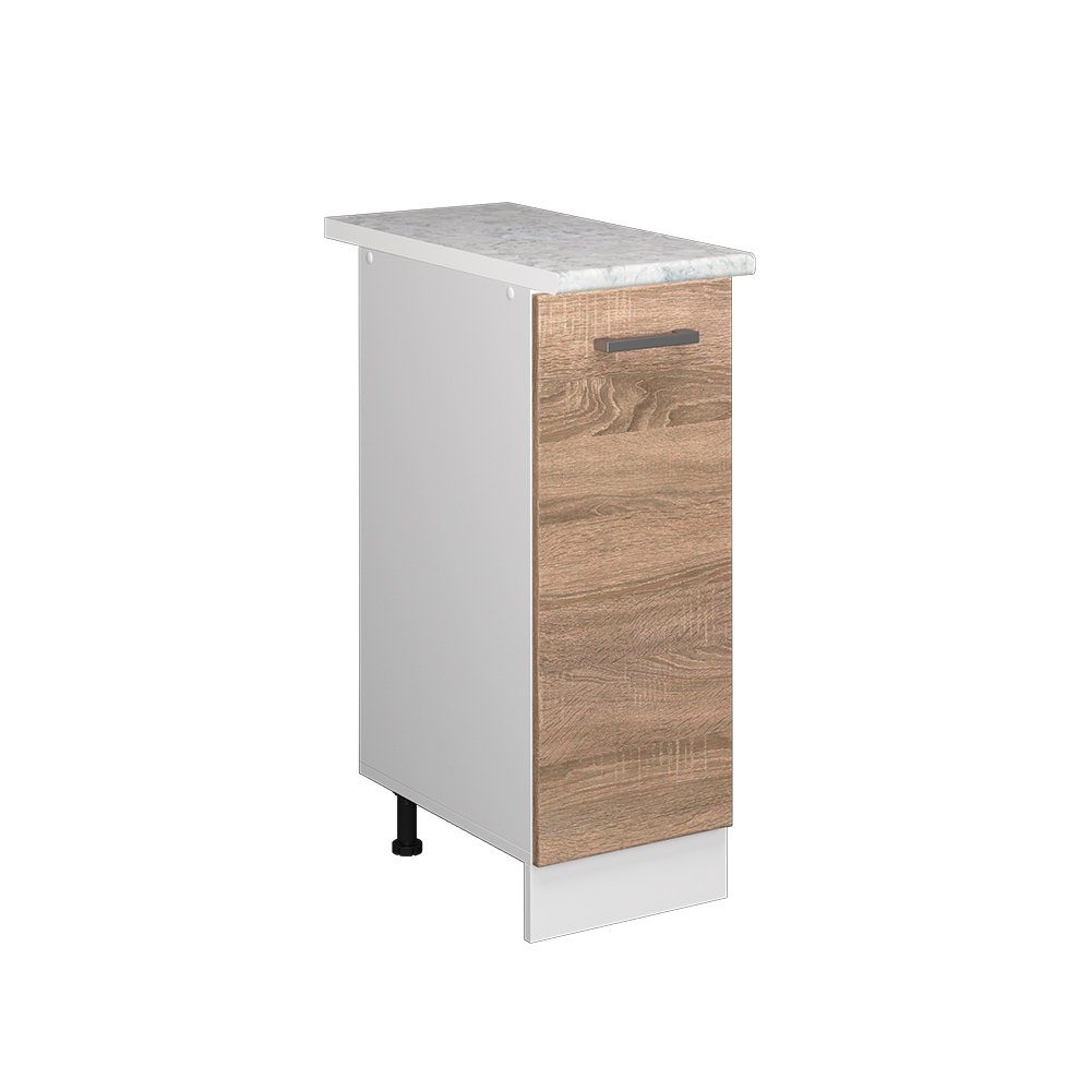 Vicco Apothekerschrank R-Line, Sonoma/Weiß, 30 cm, günstig online kaufen
