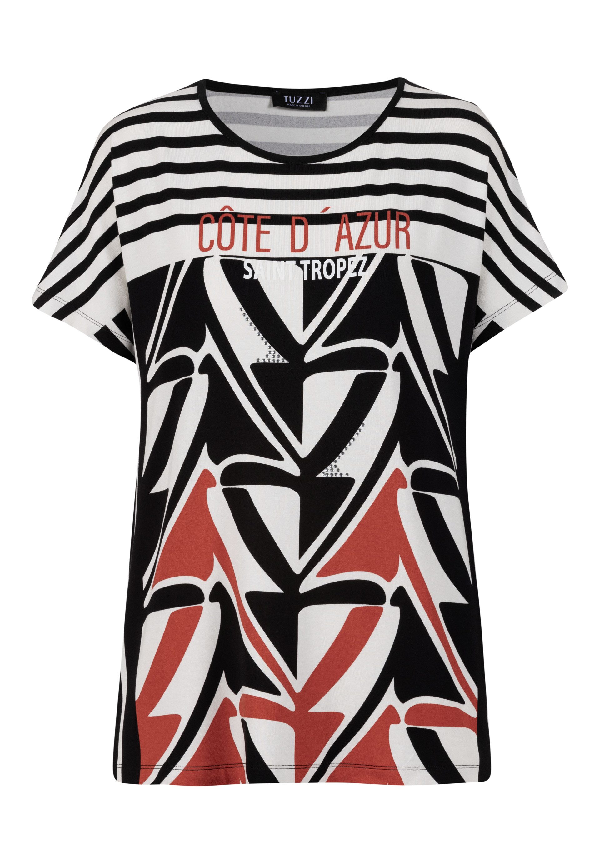 TUZZI T-Shirt mit Streifenmuster