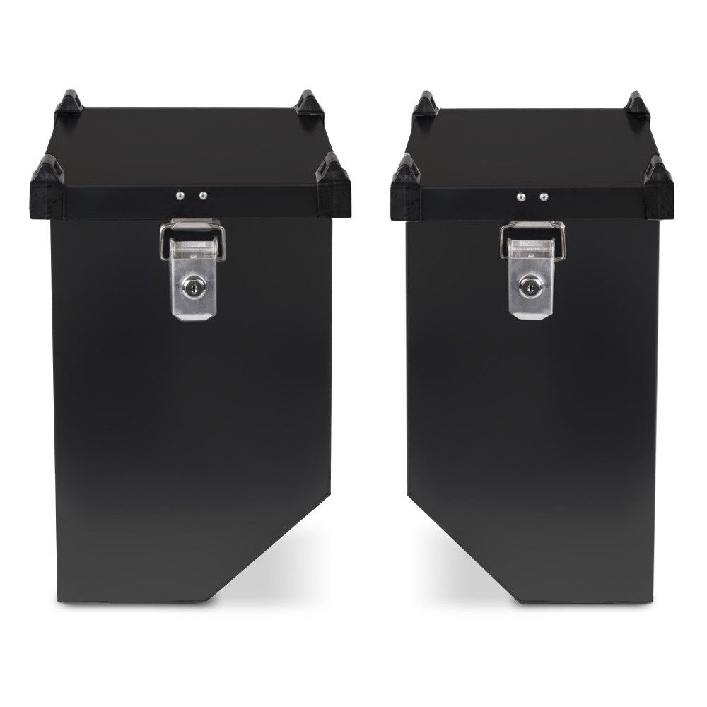 Bagtecs Kofferset Set Alukoffer + Kofferträger passend für Honda Transalp XL 750 23-26 A