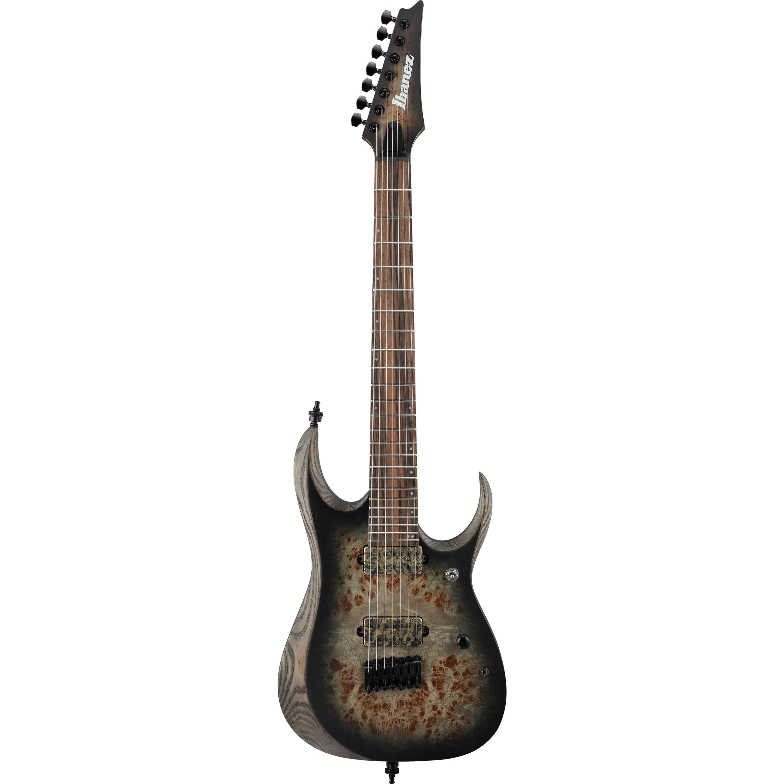 Ibanez E-Gitarre, E-Gitarren, Ibanez Modelle, Axion Label RGD71ALPA-CKF Charcoal Burst Black Stained Flat -