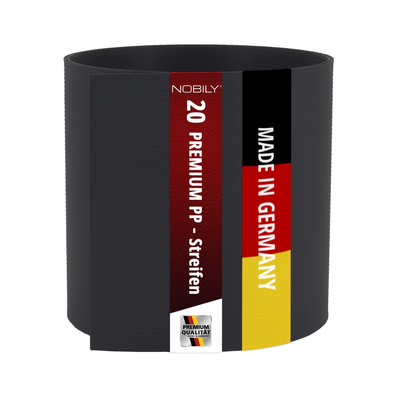 Nobily Sichtschutzstreifen Zaunsichtschutz HART-PVC, Anthrazitgrau, (20-St) günstig online kaufen