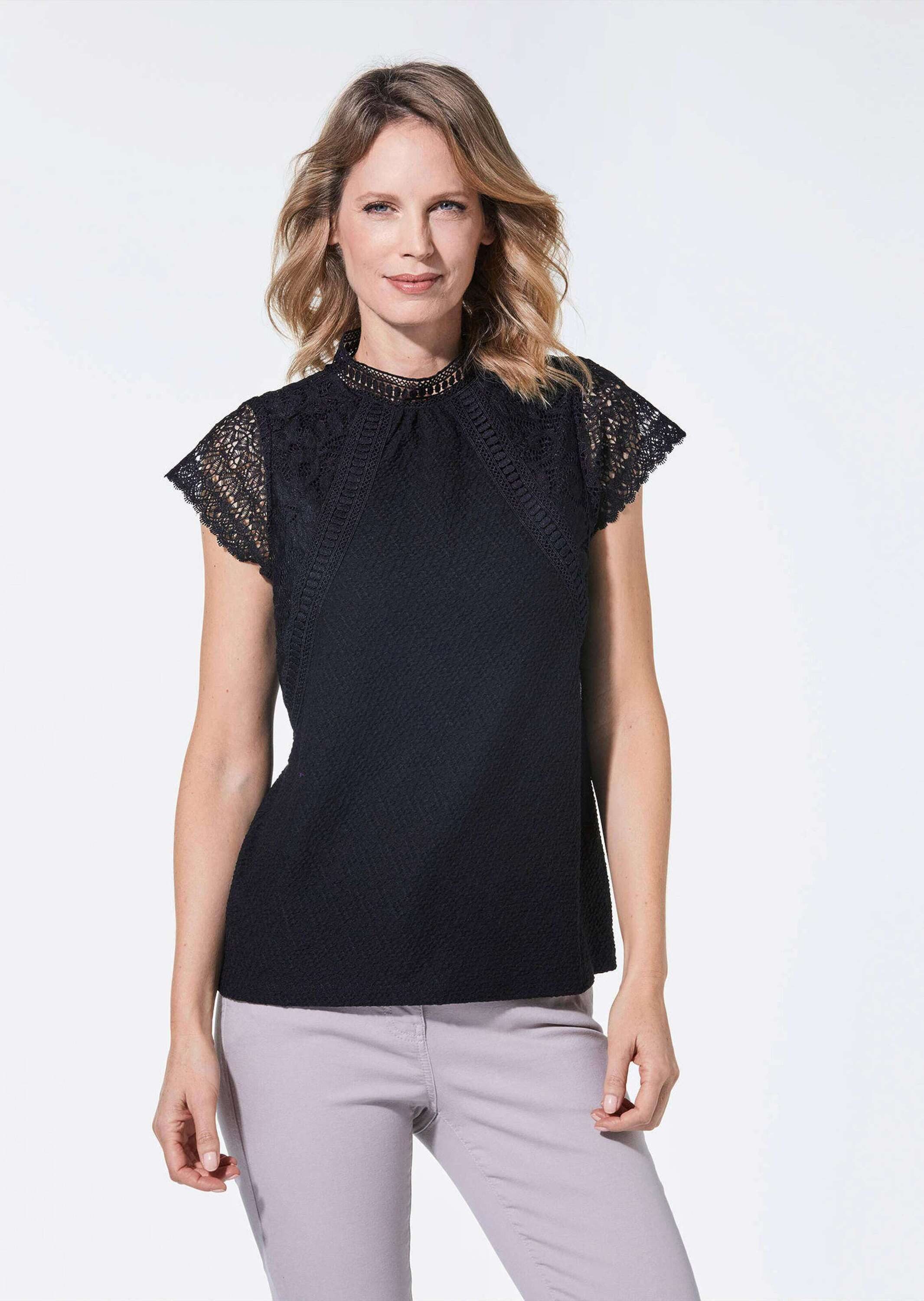 T-Shirt Elegantes Spitzenshirt