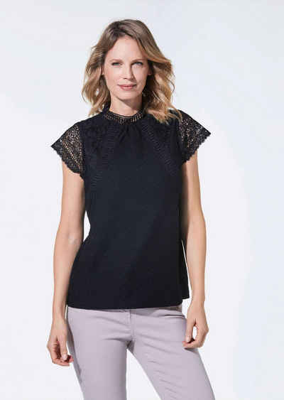 cable & gauge T-Shirt Elegantes Spitzenshirt