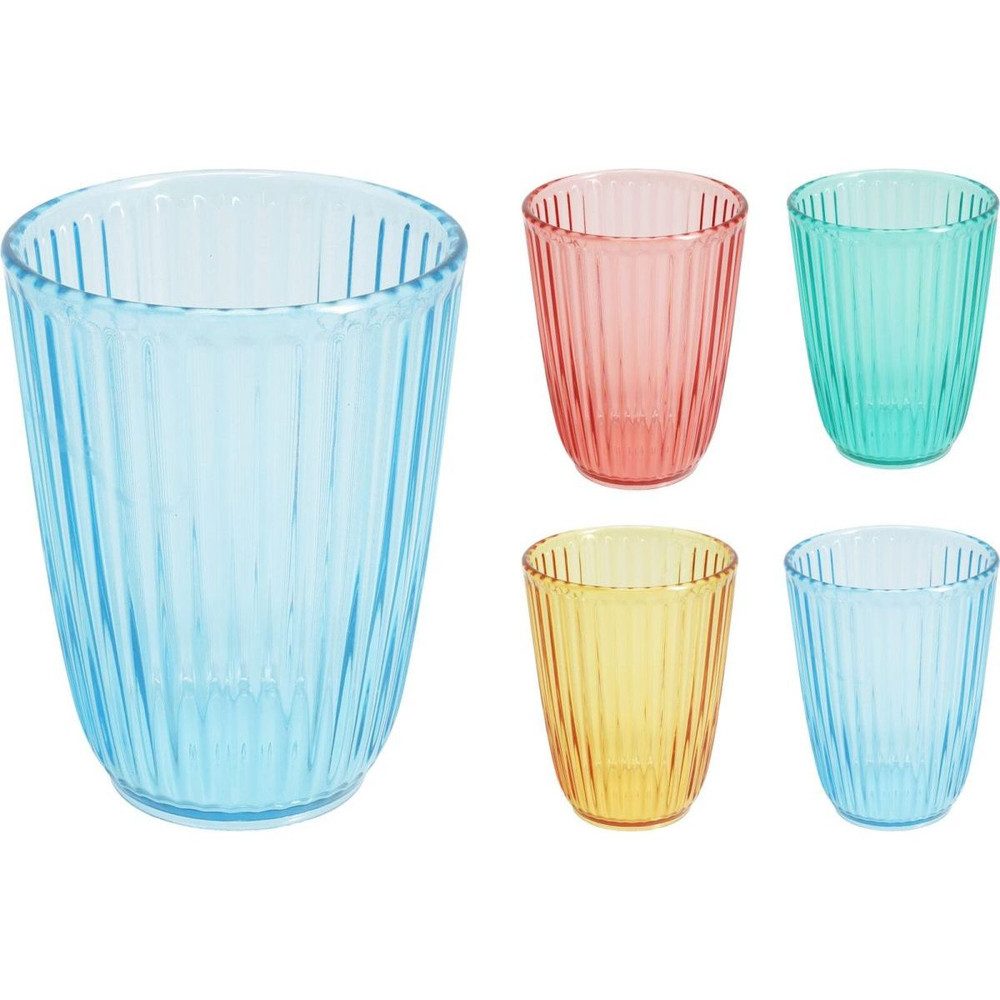 Koopmann Glas Trinkglas - aus Kunststoff - ca. 300 ml - 1 Stück, 1-tlg., Kunststoff