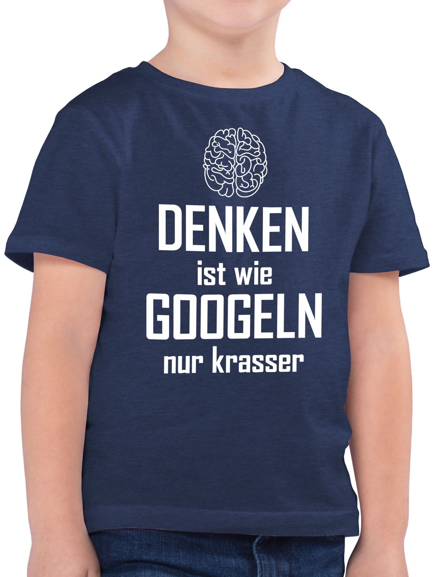 T-Shirt Denken ist wie googeln nur krasser