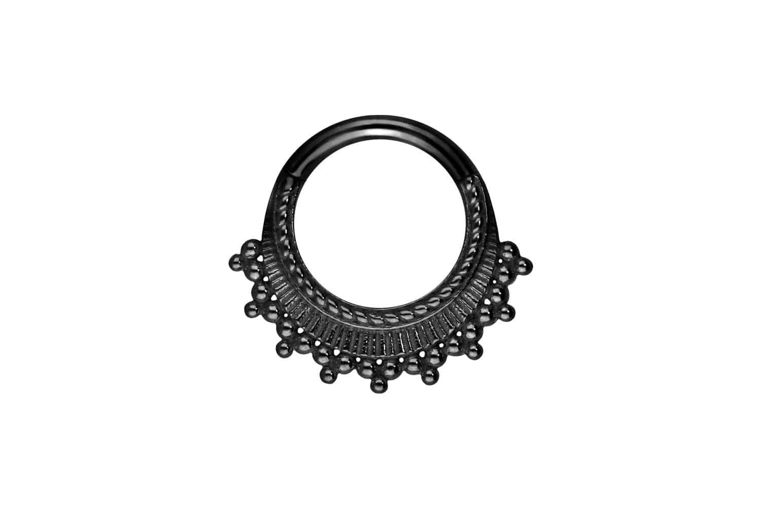 Piercing-Set Chirurgenstahl Segmentring Clicker DESIGN