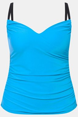 Ulla Popken Soft-BH Tankini drapiert Softcups V-Ausschnitt