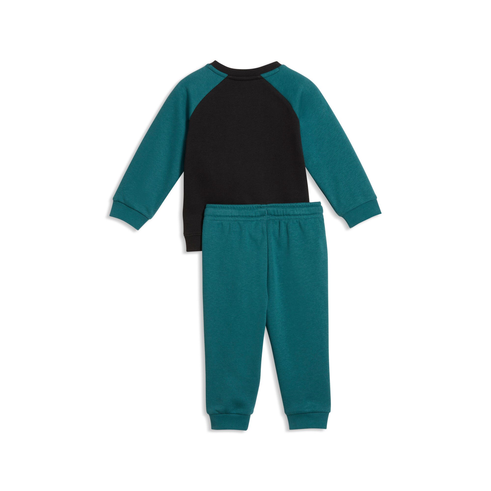 PUMA Trainingsanzug MINICATS SUPER CREW SET INF, für Kinder, ohne Kapuze, Regular Fit