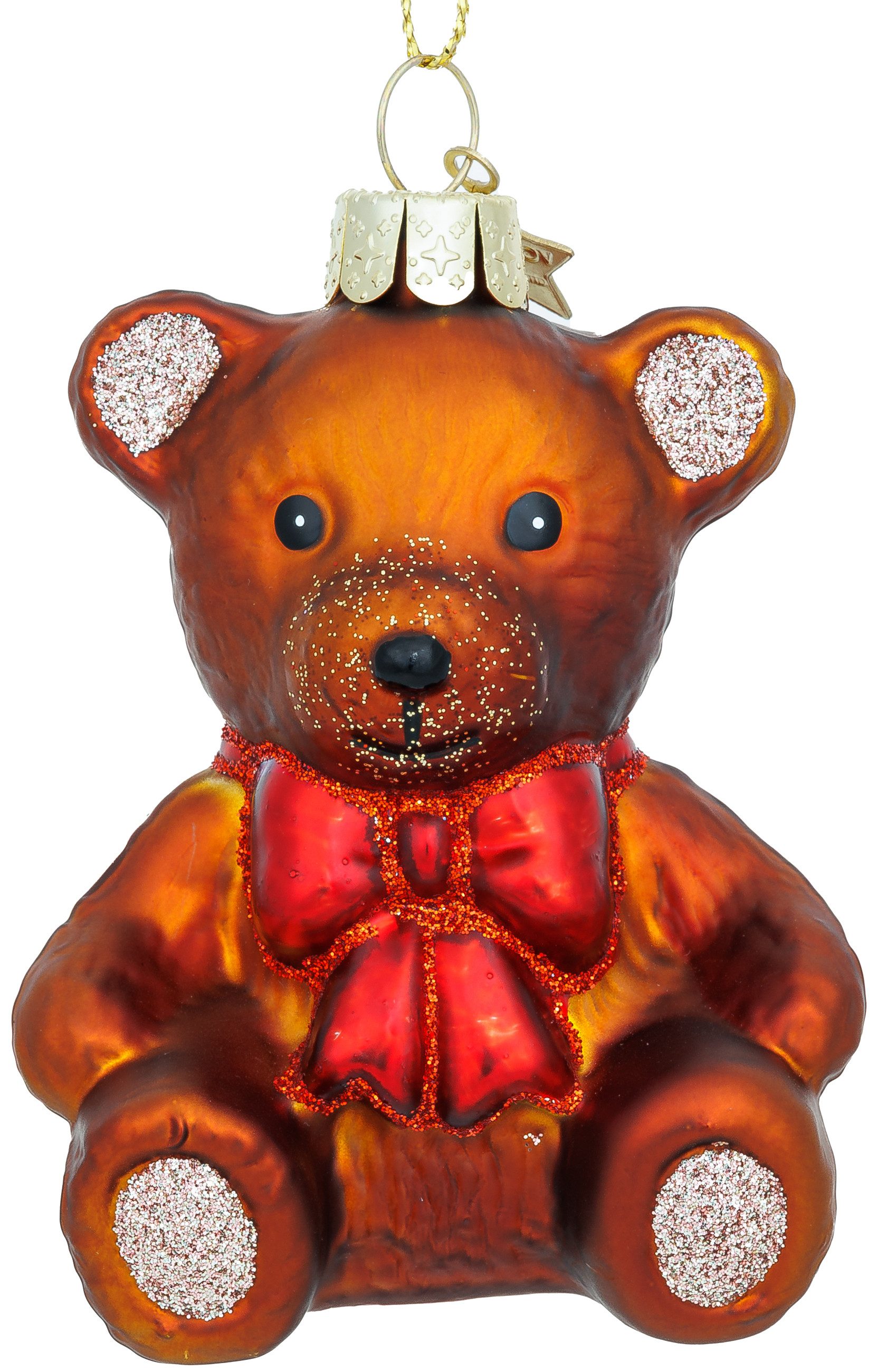 SIKORA Weihnachtsbaumkugel Teddy Bär Besondere Weihnachtskugel Glas Anhänge günstig online kaufen