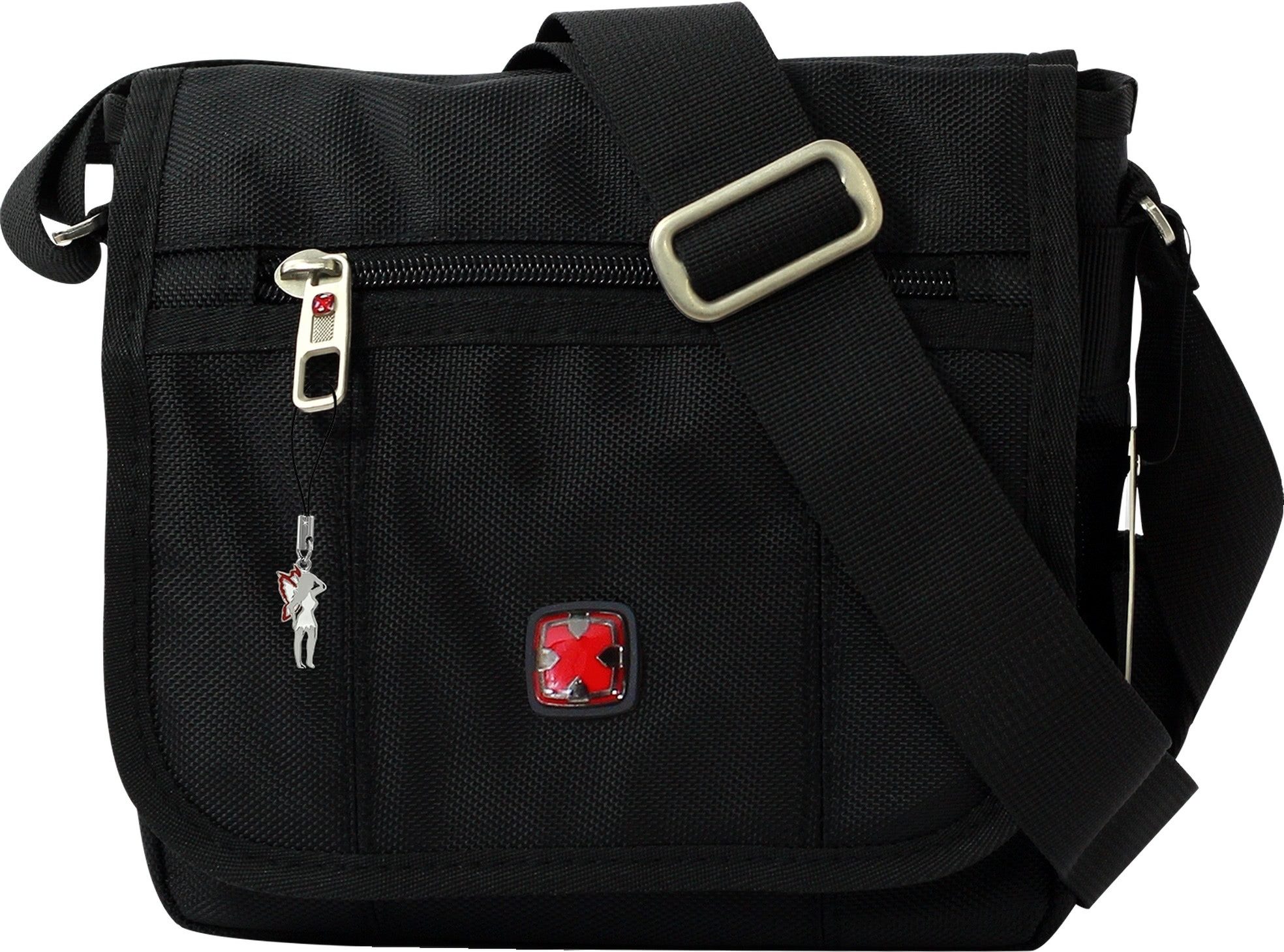Schultertasche Travel N Meet Umhängetasche schwarz