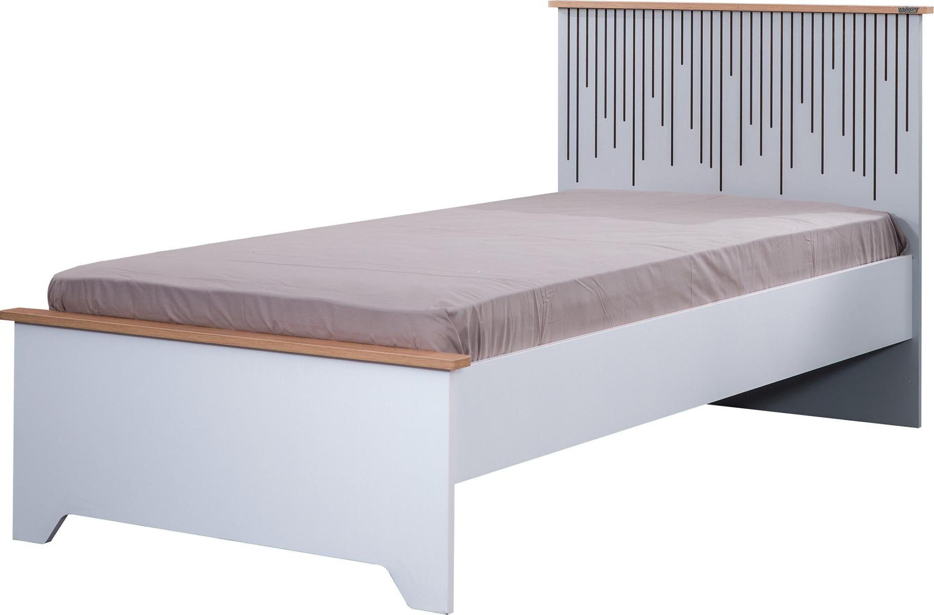 Bett, Kleiderschrank, Nachttisch, (4-St., 100x200 Schreibtisch), Lucas cm Jugendzimmer-Set Lajivert, Möbel-Lux