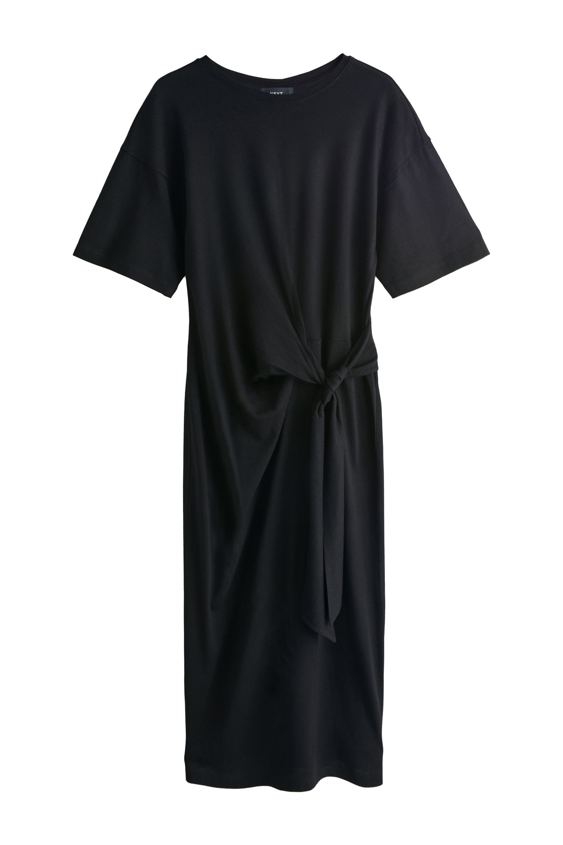 Next Midikleid Midi-Hemdkleid mit Bindegürtel (1-tlg)