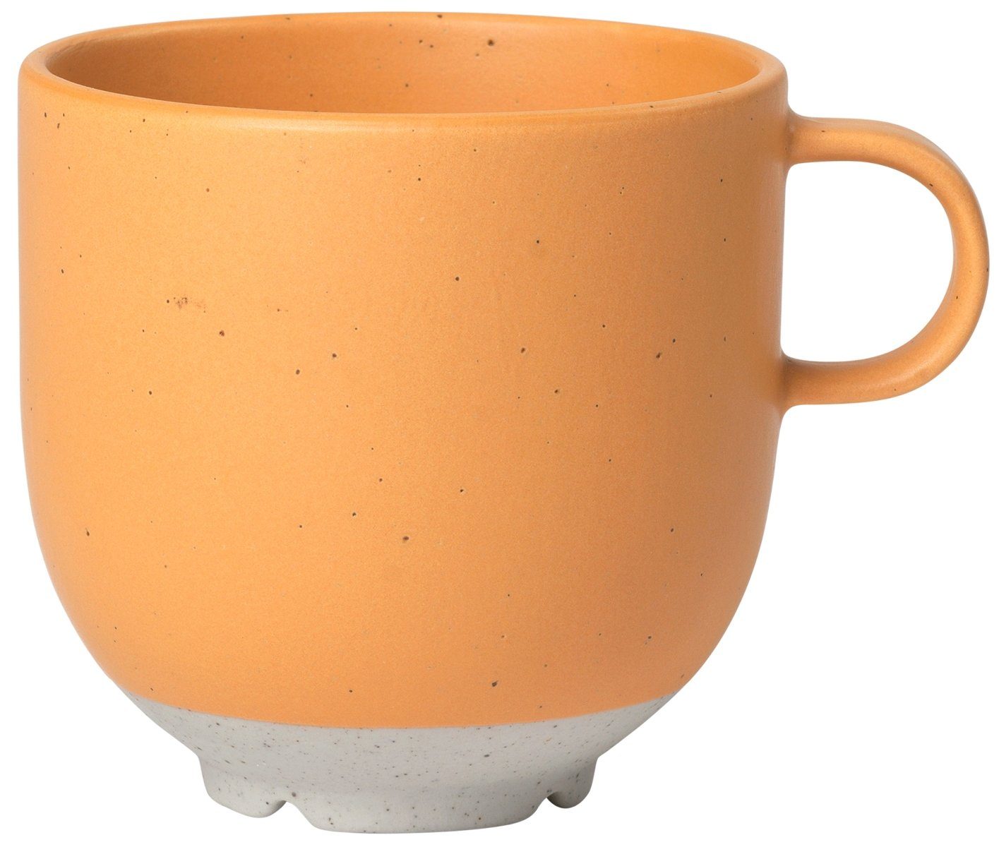 Broste Copenhagen Becher Eli Mat Light Camel Becher mit Henkel 0,2 l, Steinzeug