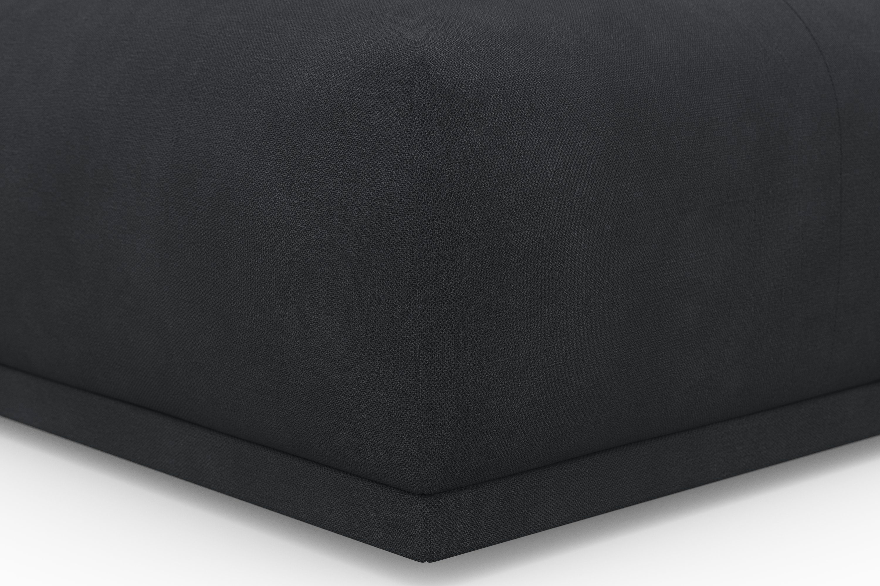 TRENDMANUFAKTUR Hocker Braga, mit hochwertigem Kaltschaum, quadratisch, in Cord erhältlich (1 St), moderner Polsterhocker, 85/42/85 cm (B/H/T)