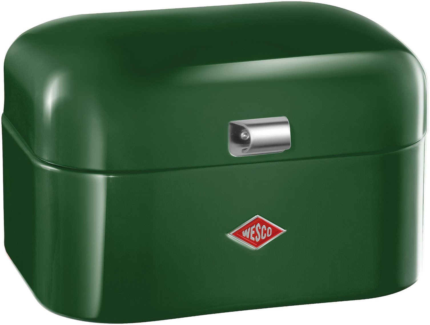 WESCO Brotkasten Single Grandy - Brotdose, Stahlblech, (1-tlg), Lüftungslöcher auf der Rückseite, Metallschaniere
