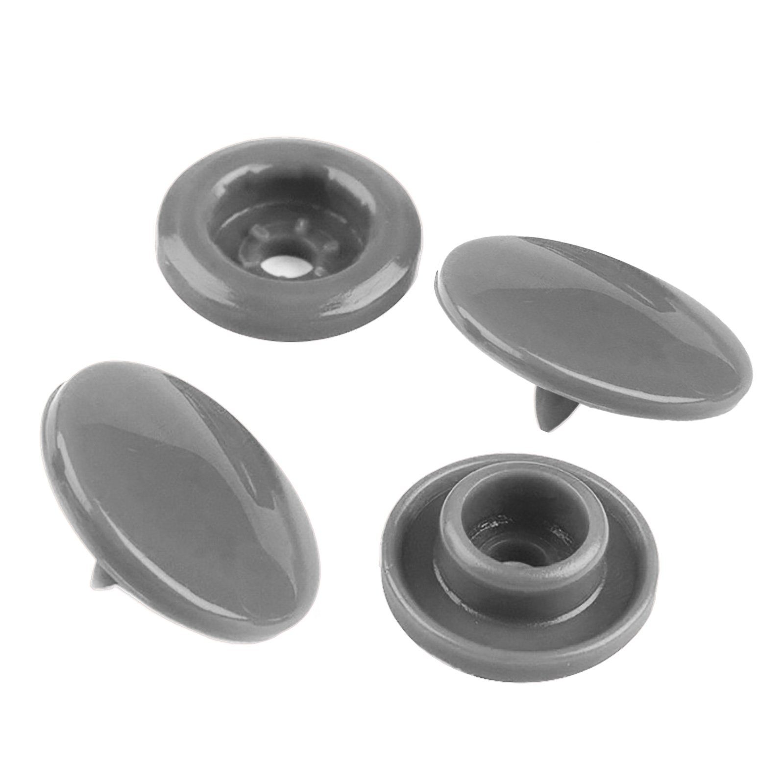 maDDma Druckknopf 50 Druckknöpfe rund Snaps Druckknopf Snap Button Knöpfe, 10mm