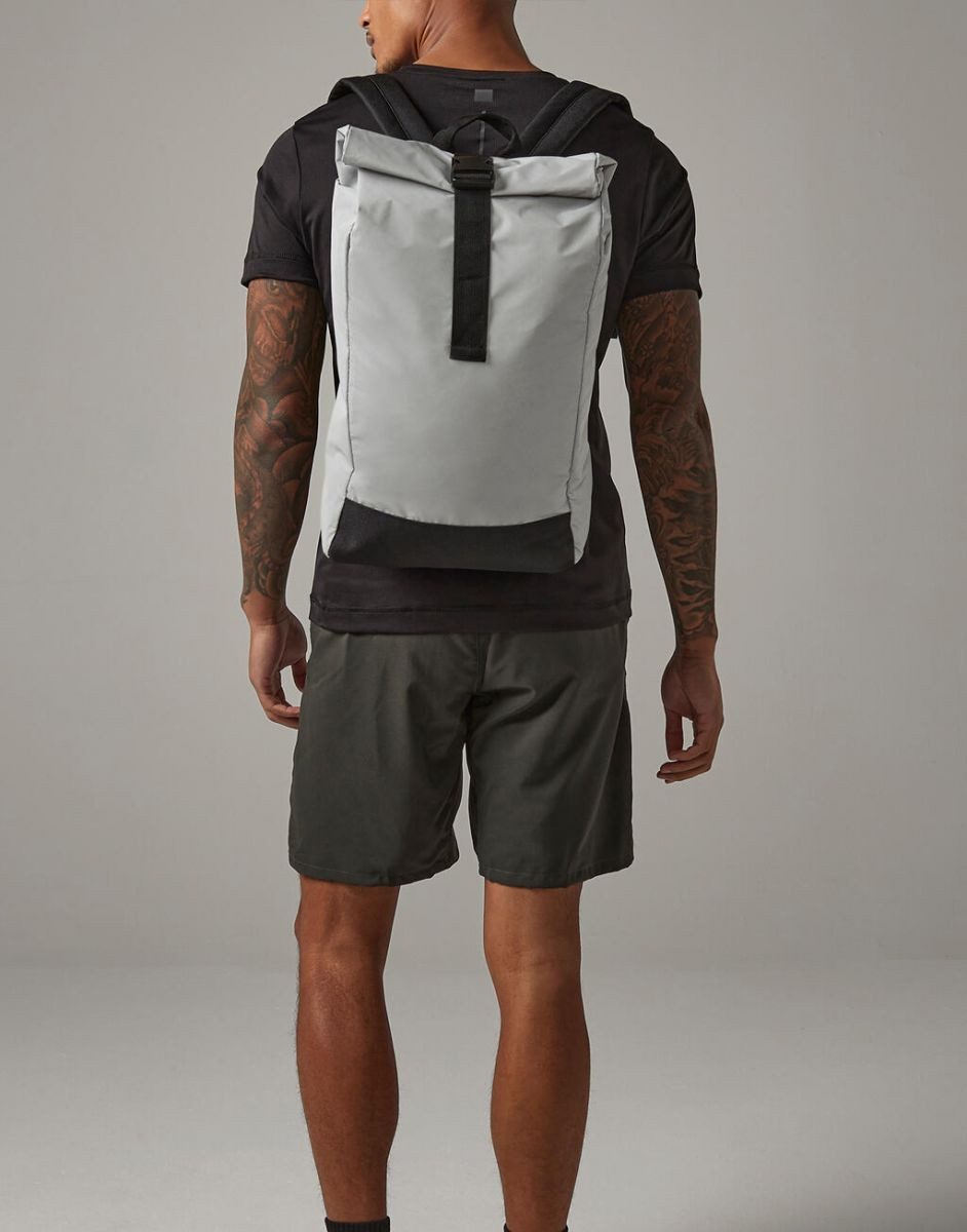 BagBase Freizeitrucksack Reflective Roll-Top Backpack 26 x 43 x 13 cm günstig online kaufen