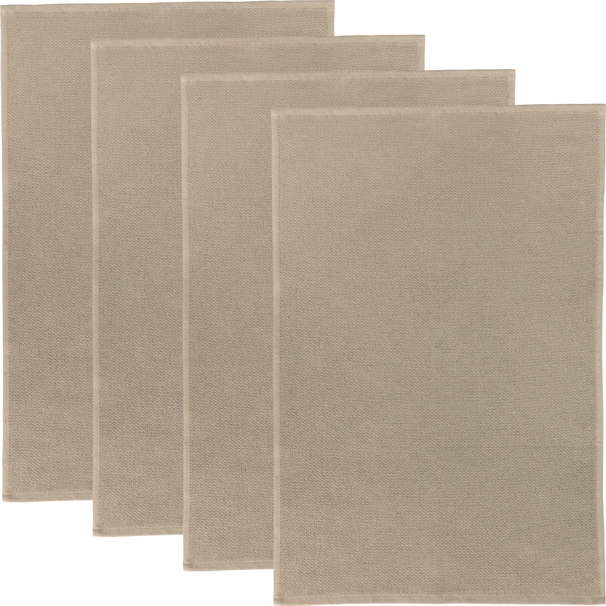 Geschirrtuch Frottier-Geschirrtuch 4er-Pack