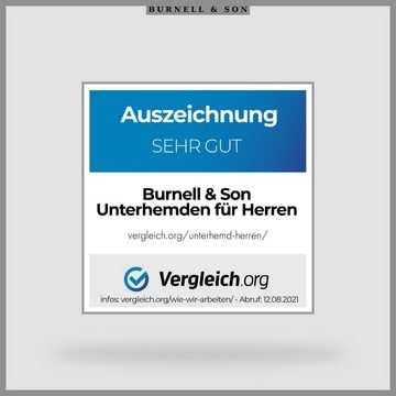 Burnell & Son Muscleshirt Ärmellos Tank Top Achselshirt Muscle-Shirt mit Rundhals Ausschnitt (3er-Pack, 3-tlg., 3er-Pack) Feinripp, extra lang