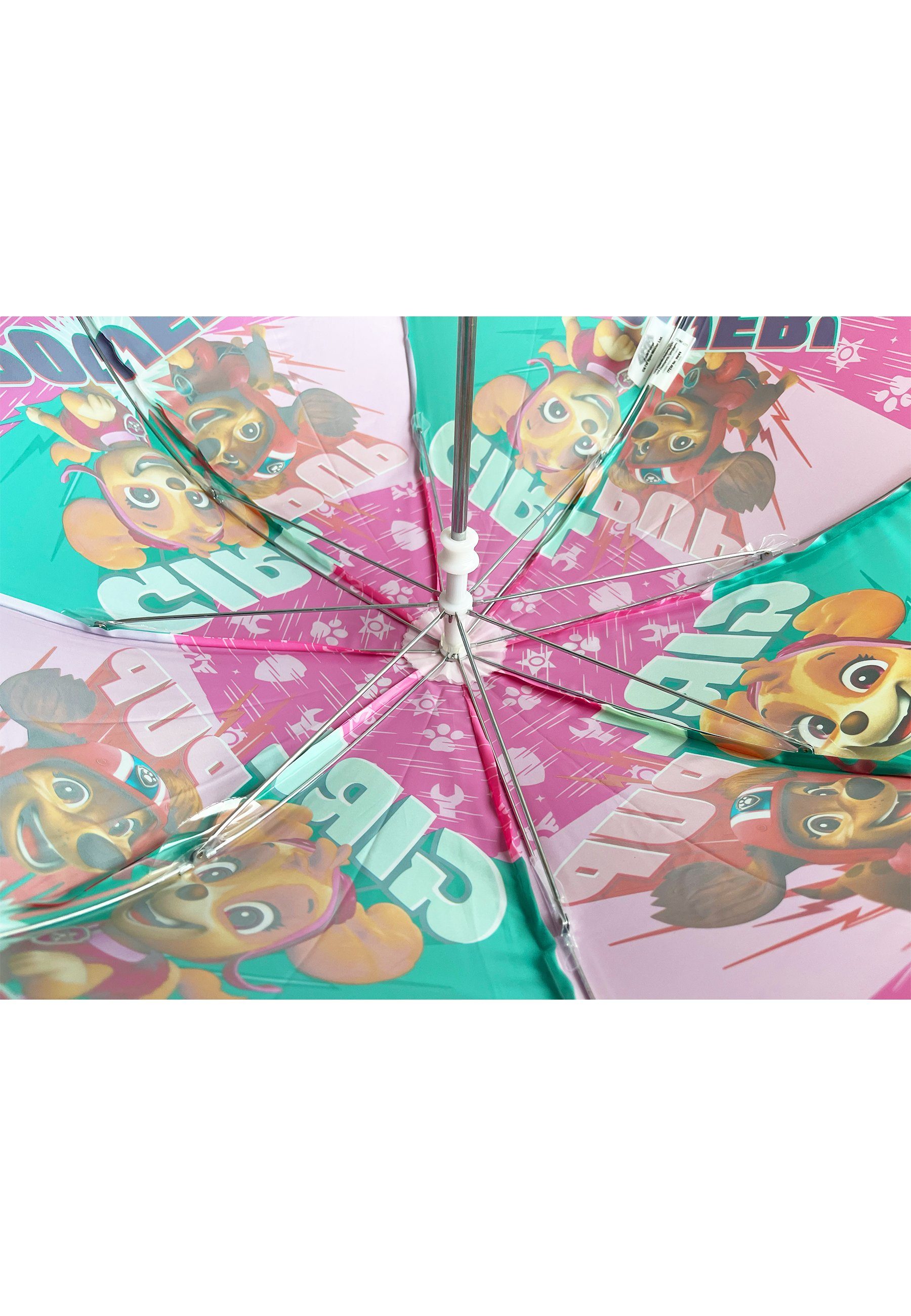 Skye Mädchen PATROL Kinder Stockregenschirm PAW Regenschirm Stock-Schirm