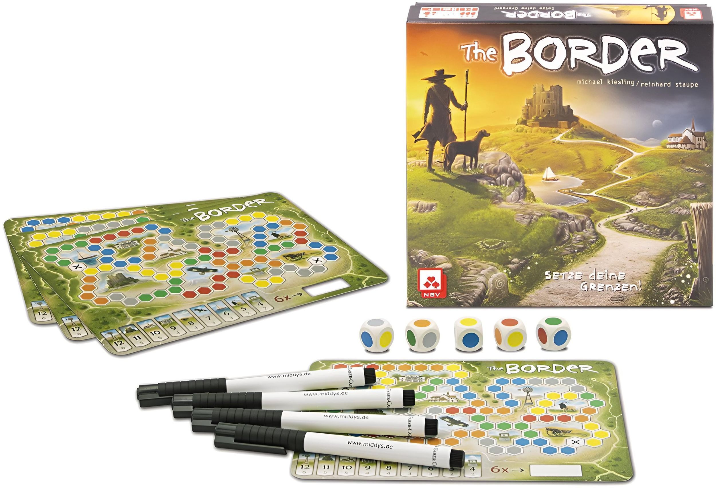 Nürnberger Spielkarten Spiel The Border