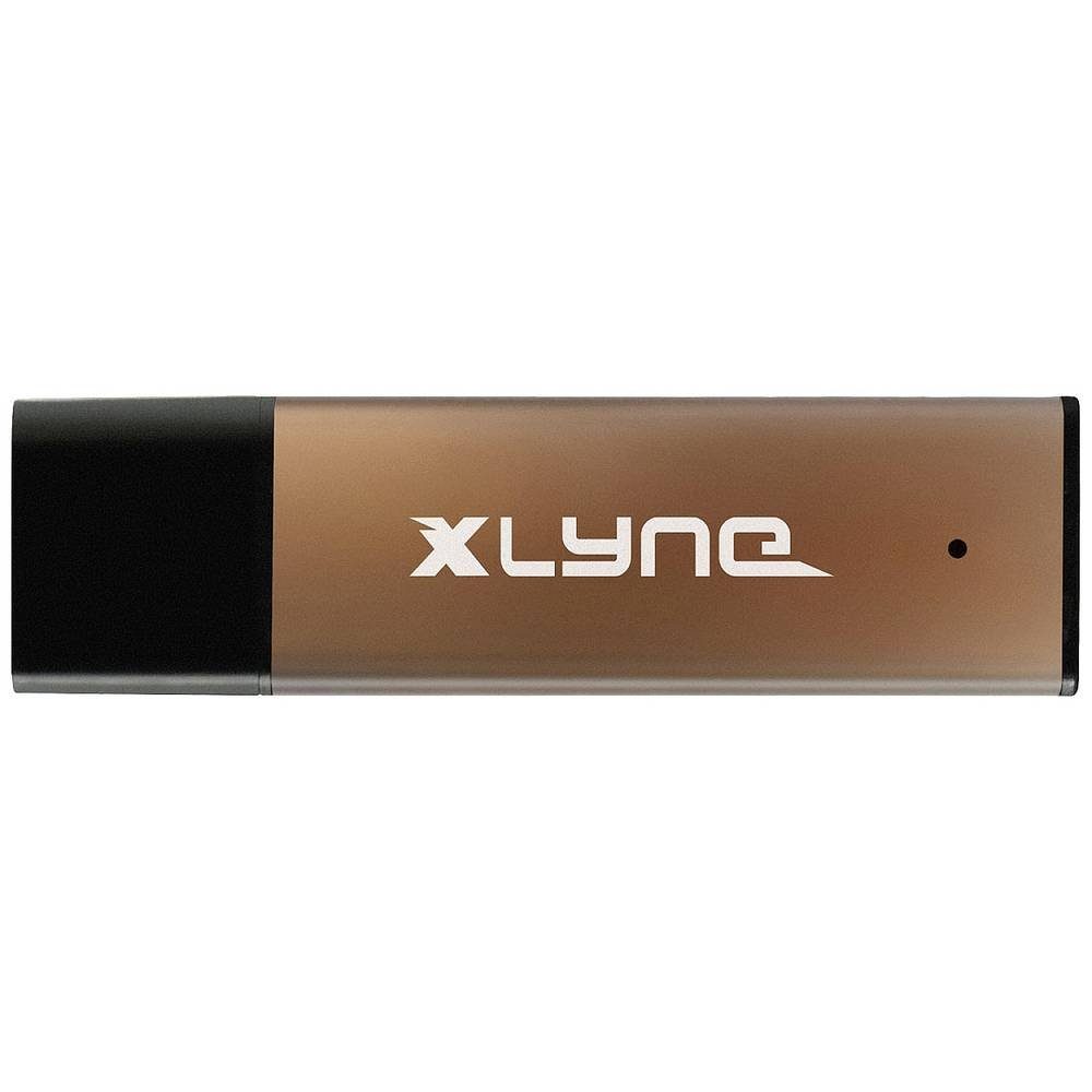 XLYNE USB-Stick mit 128 GB 177570-2 USB-Stick (Aluminium Gehäuse)