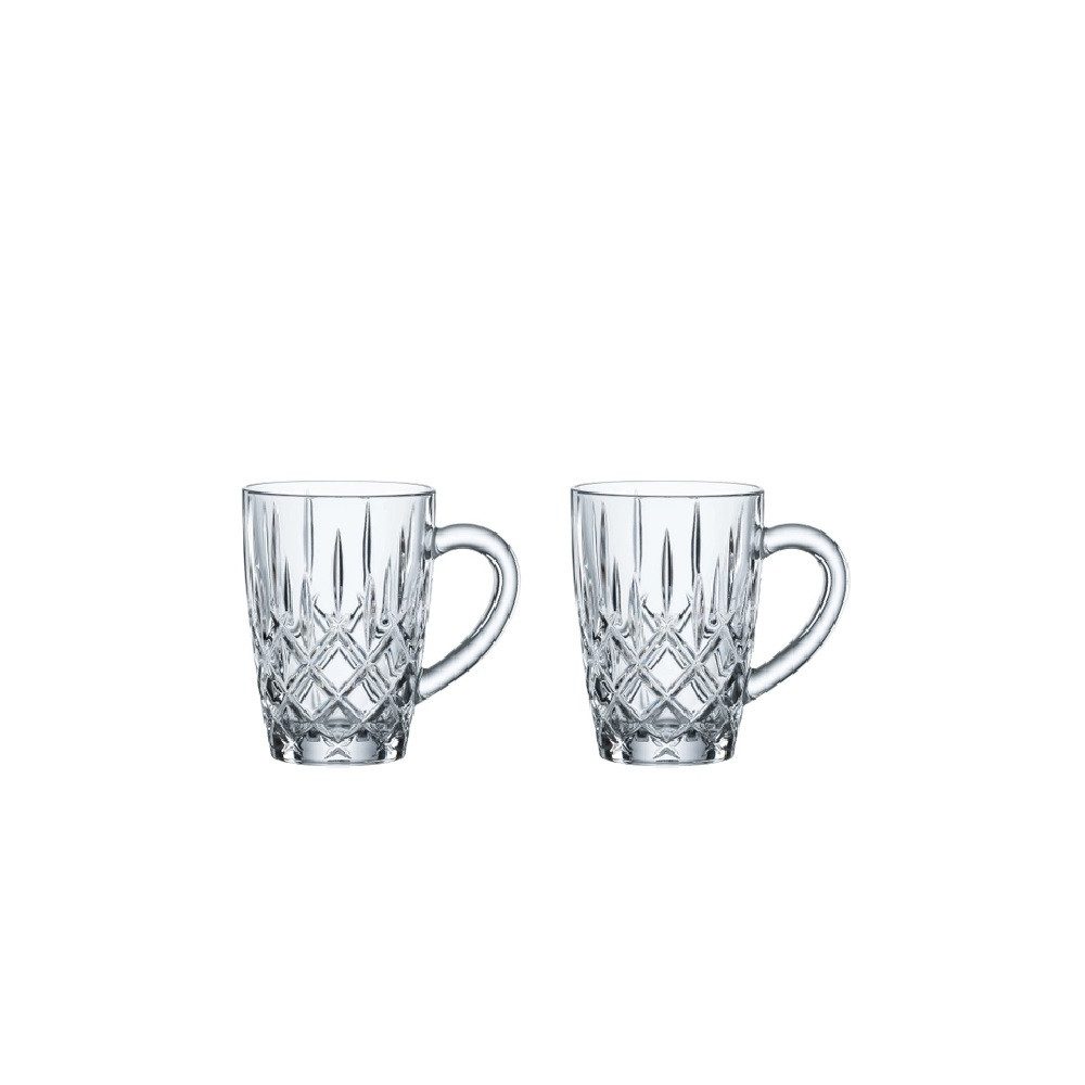 Nachtmann Thermoglas Nachtmann Noblesse Barista Kaffeebecher 2er Set, Glas