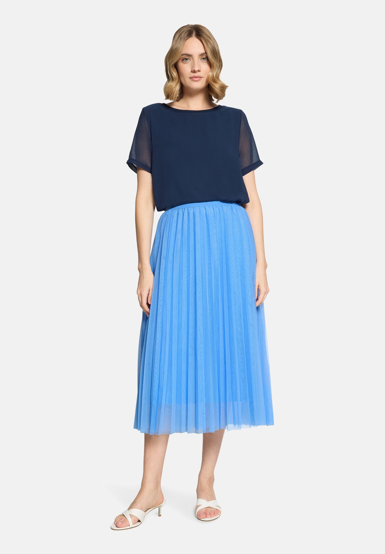 Betty&Co Midirock Damen mit Plissee Plissee