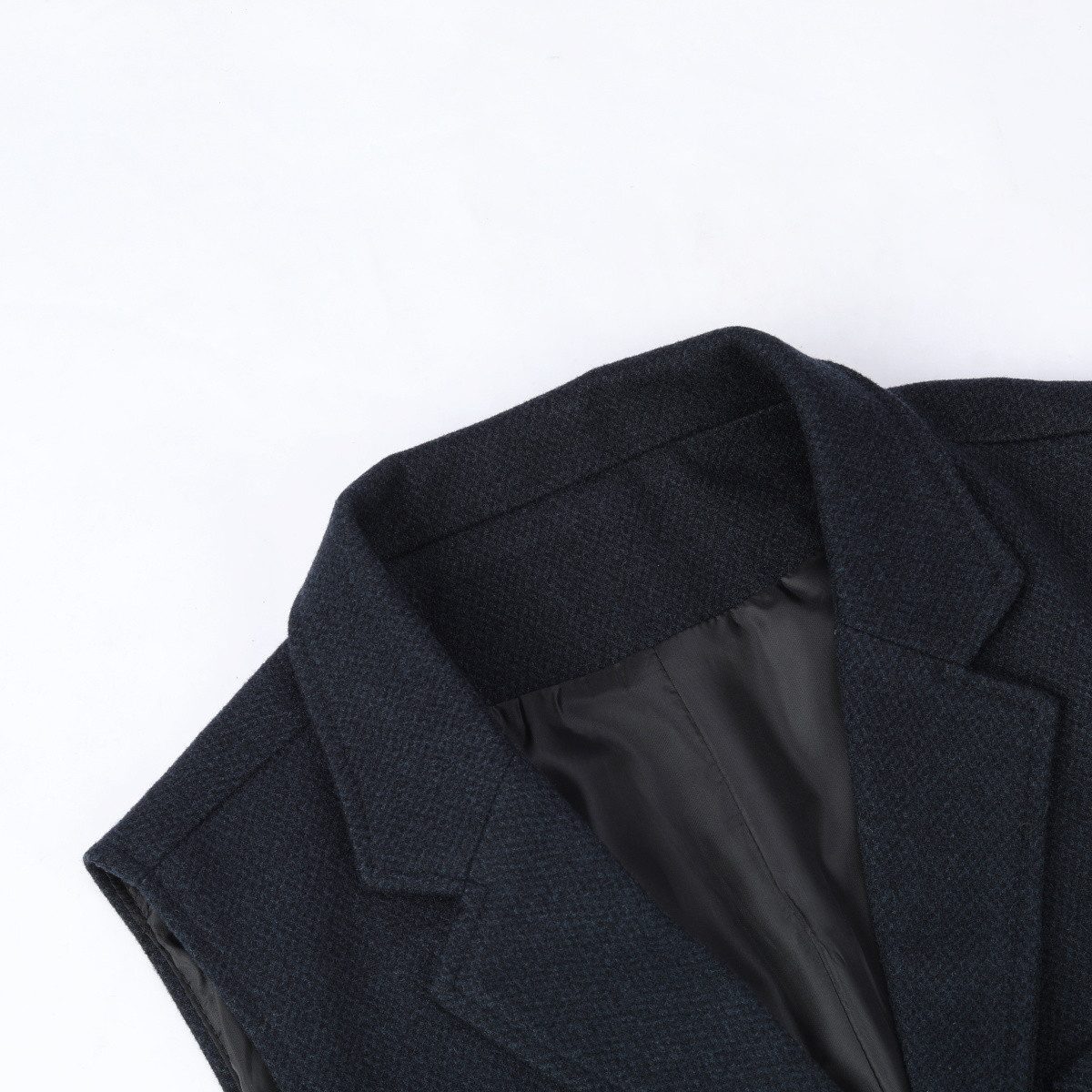 Allthemen Anzugweste Herren Weste mit Reverskragen Anzugweste aus Tweed