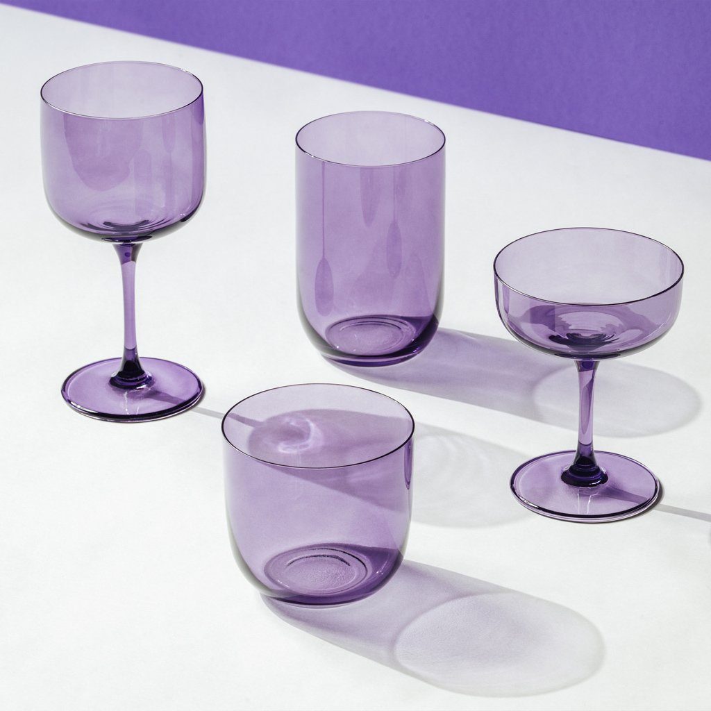 2 Stück, Like Wasserglas, Tumbler-Glas Boch Glas Lavender & ml, 280 like. Villeroy by