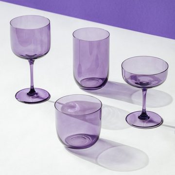 like. by Villeroy & Boch Sektglas Like Lavender Sektschale / Dessertschale, Set 2tlg, Glas
