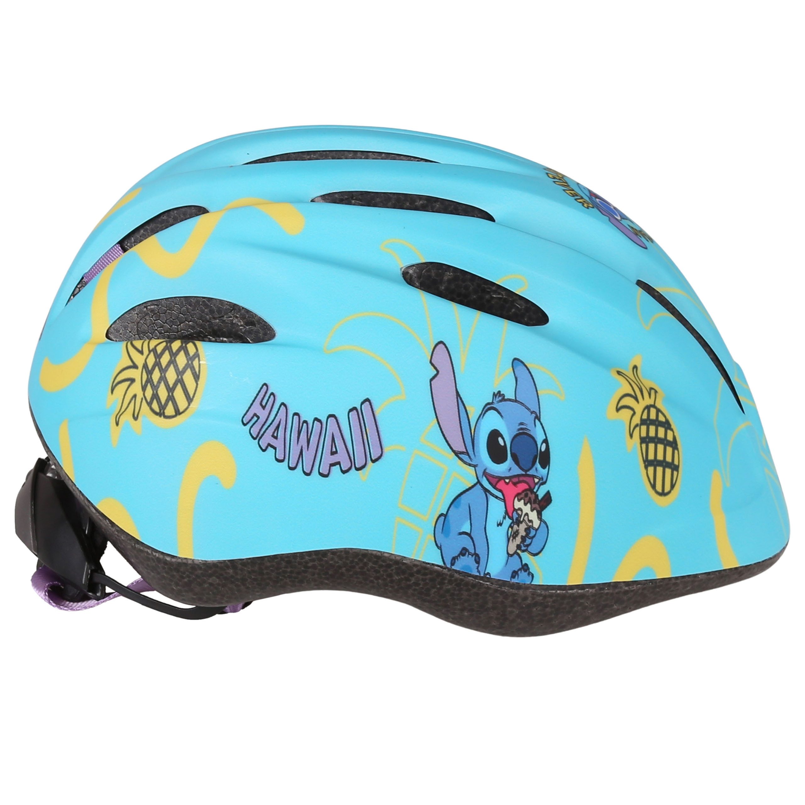 Disney Kinderfahrradhelm DISNEY Stitch Türkisfarbener Kinderfahrradhelm, 48-52 cm