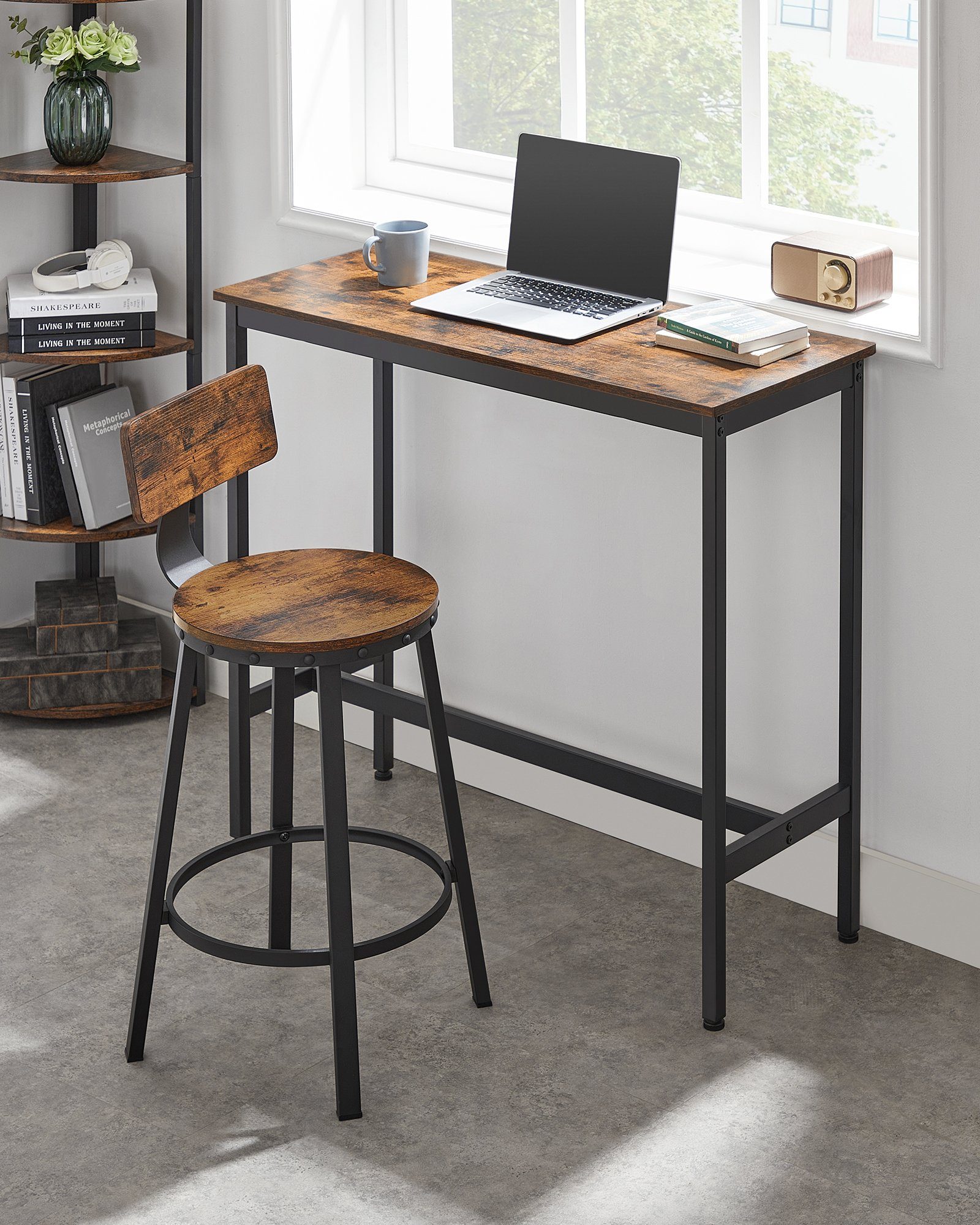 VASAGLE Barhocker Barstühle (Set, 2 St), Barhocker, 2er Set, Barstuhl, Küch günstig online kaufen