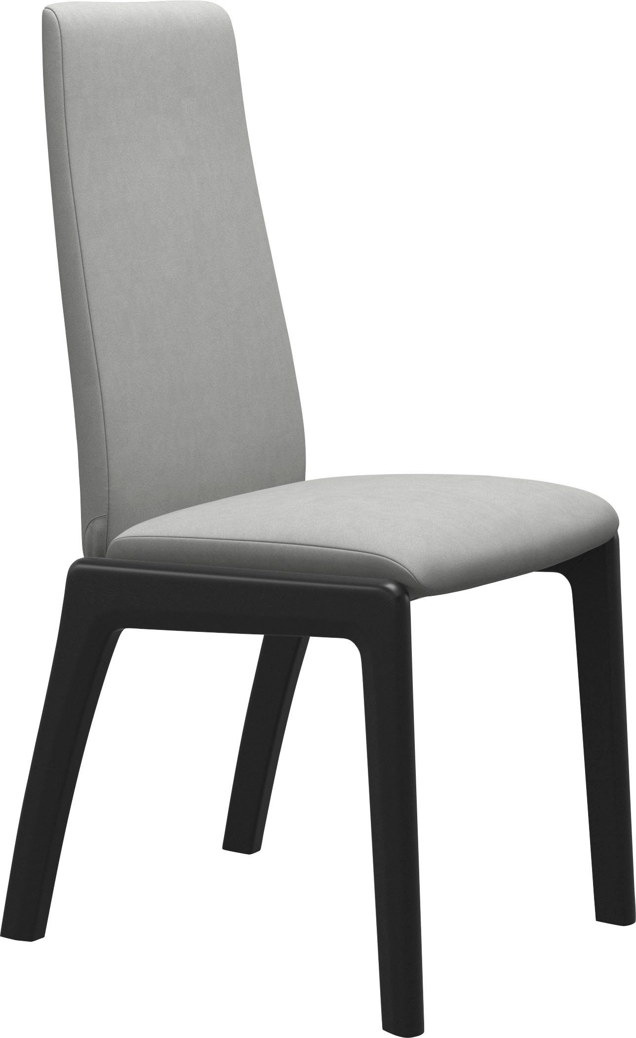 Stressless® Polsterstuhl Laurel, Low Back, Größe L, mit abgerundeten Beinen in Schwarz