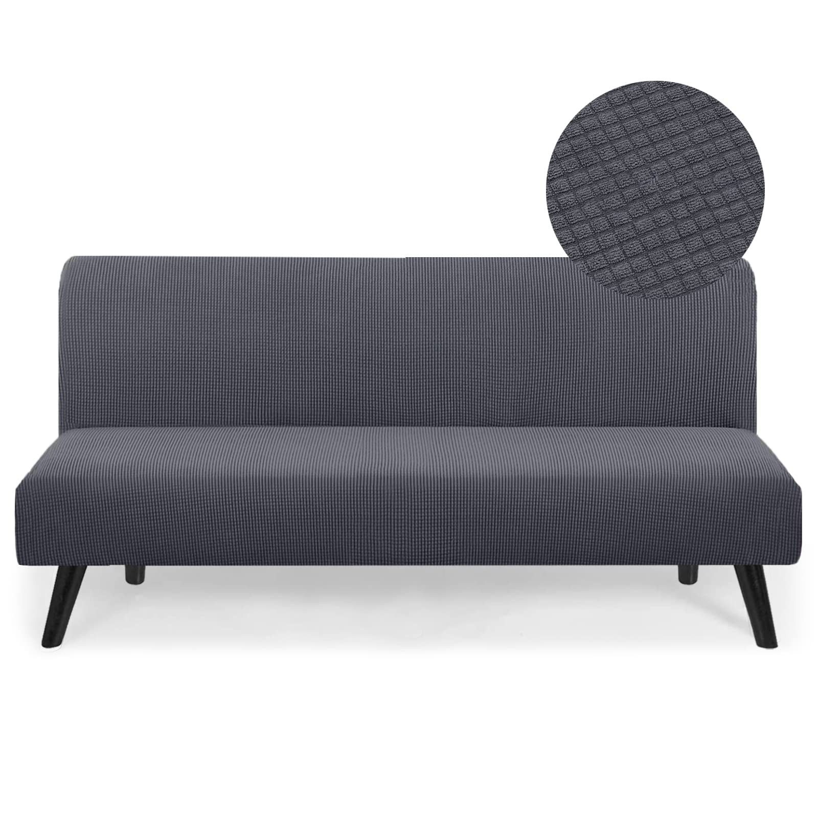 Coonoor Sofahusse Futonbezug ohne Armlehnen, Stretch-Sofabezug Maschinenwaschbar