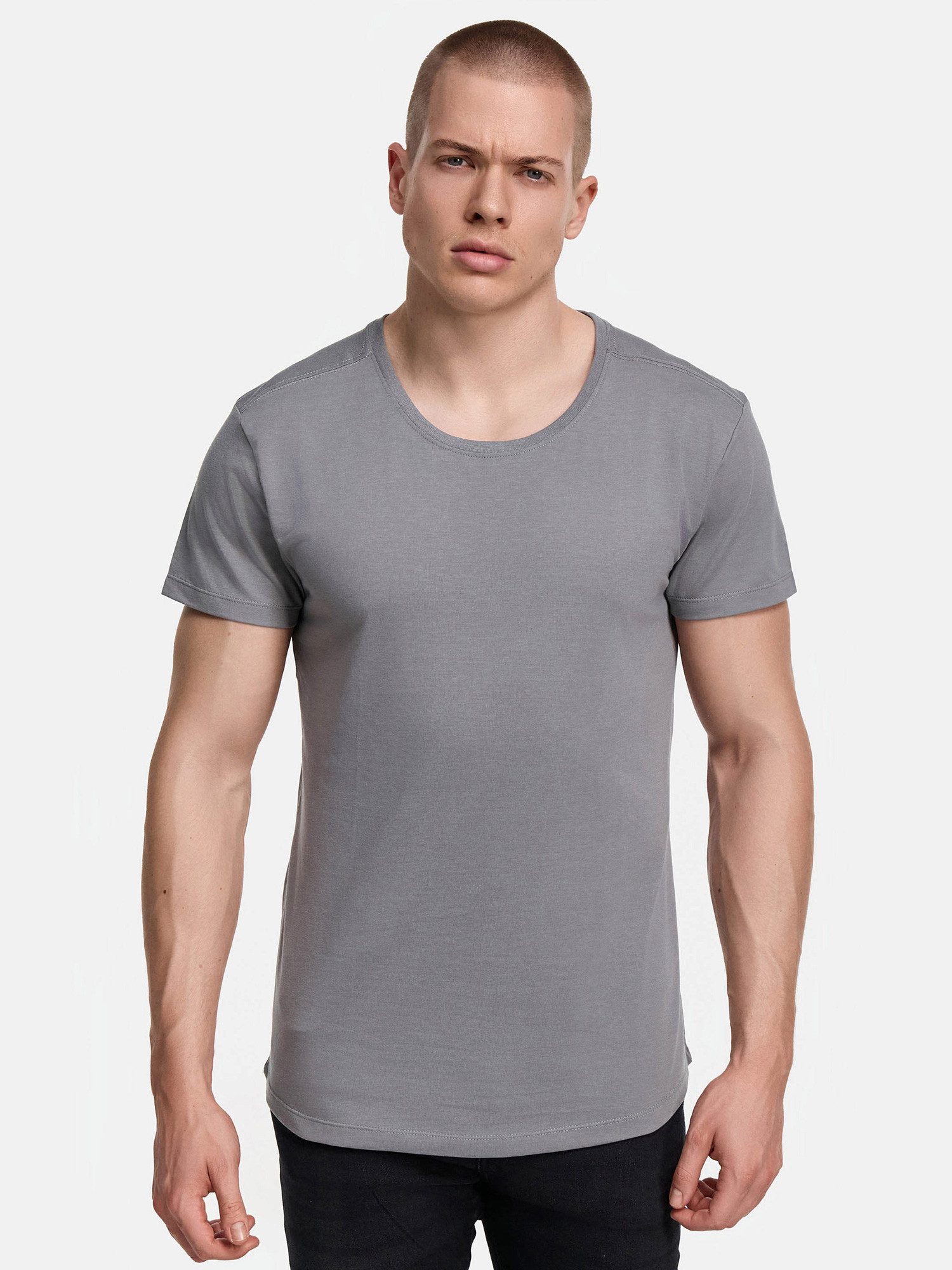 Tazzio T-Shirt E106 (Packung, 7-tlg., 7er-Pack) Herren Basic Rundhalsshirt