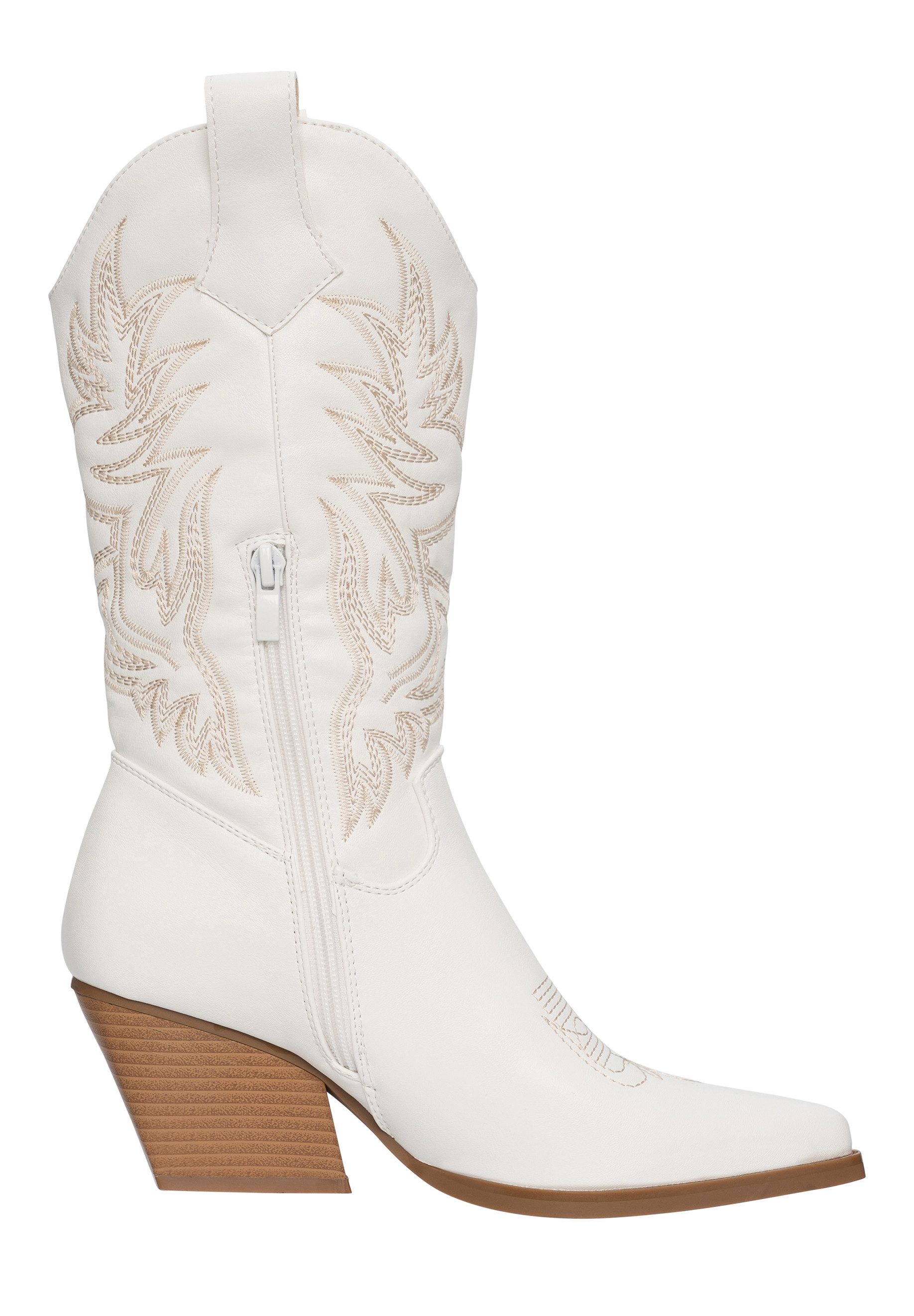 Salinyang Elegante Cowboy Stiefel Damen im modernen Western Style Stiefel