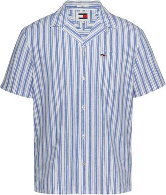 Tommy Jeans Kurzarmhemd TJM STRIPE LINEN SS SHIRT EXT