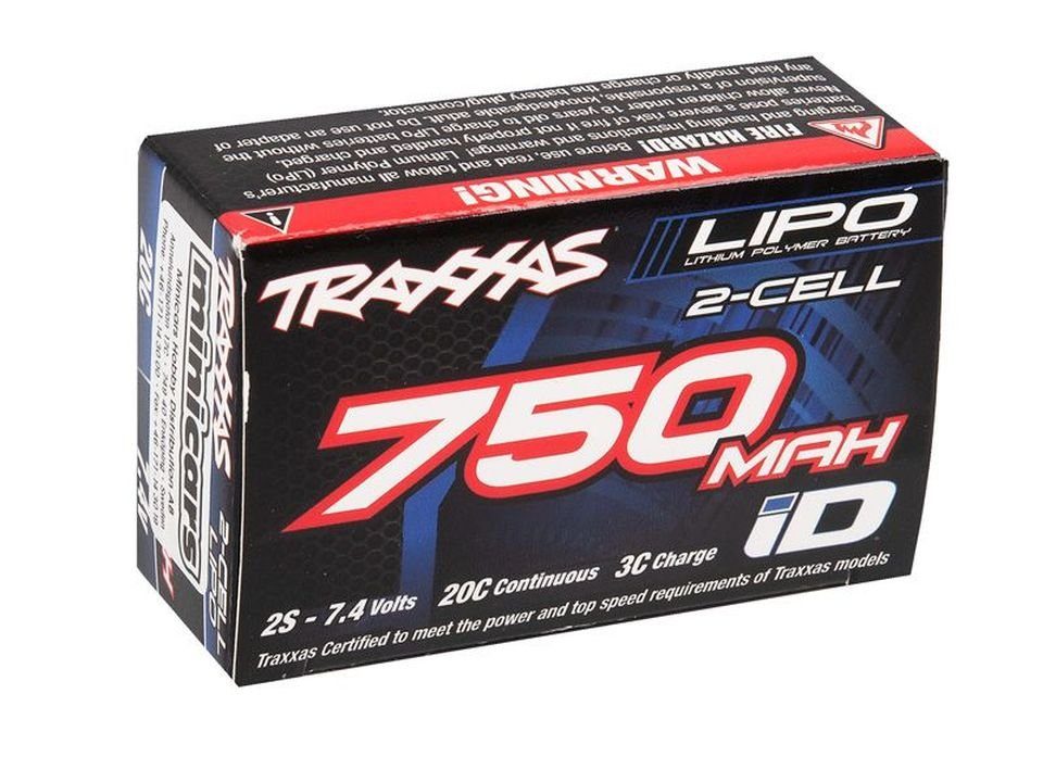 Traxxas Traxxas LiPo TRX-4M Akku 750mAh 7,4V 2-Zellen 20C (MID Stecker)TRX2821 Akku