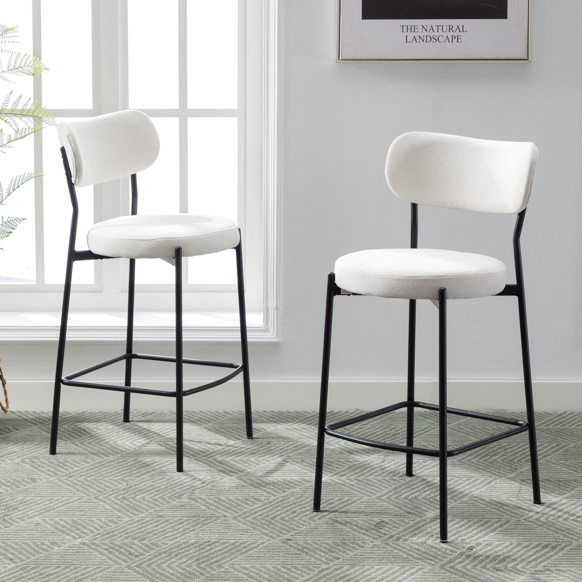 Duhome Barhocker (5411A1), Barstuhl 2er Set Tresenhocker Küchenhocker aus S günstig online kaufen