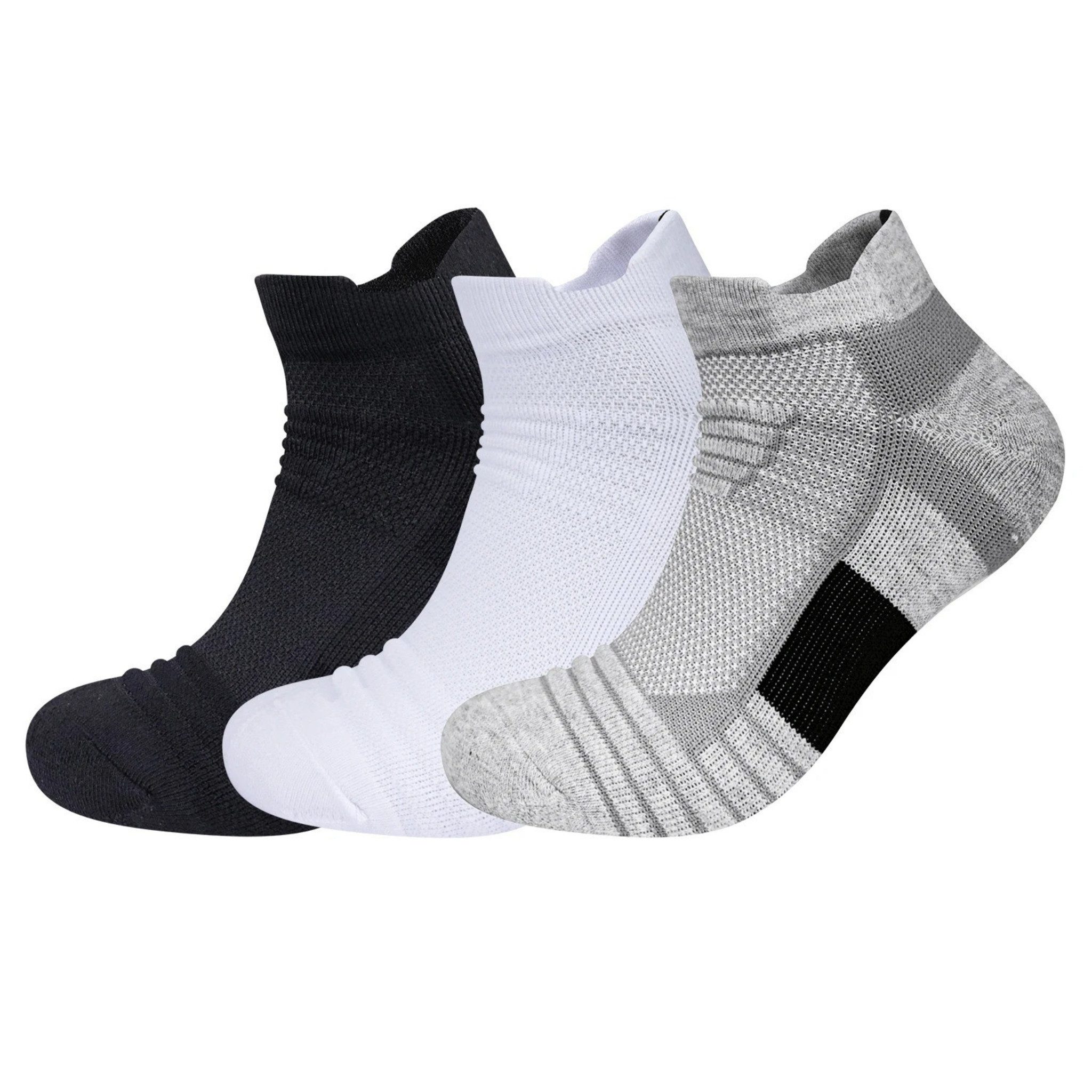 HS.SUPPLY Sportsocken Sportsocken 3 Paar Fußballsocken Unisex Gr.37-44 (Spar-Set) atmungsaktiv & gepolstert
